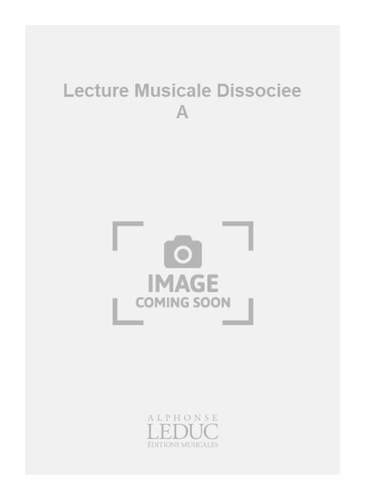 Lecture musicale dissociée - A4 - Moyen - Simone Huguet