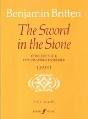 The Sword in the Stone BRITTEN Partition Grand format