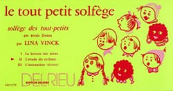 Le Tout Petit Solfège Volume 2 Lina Vinck Partition Solfèges