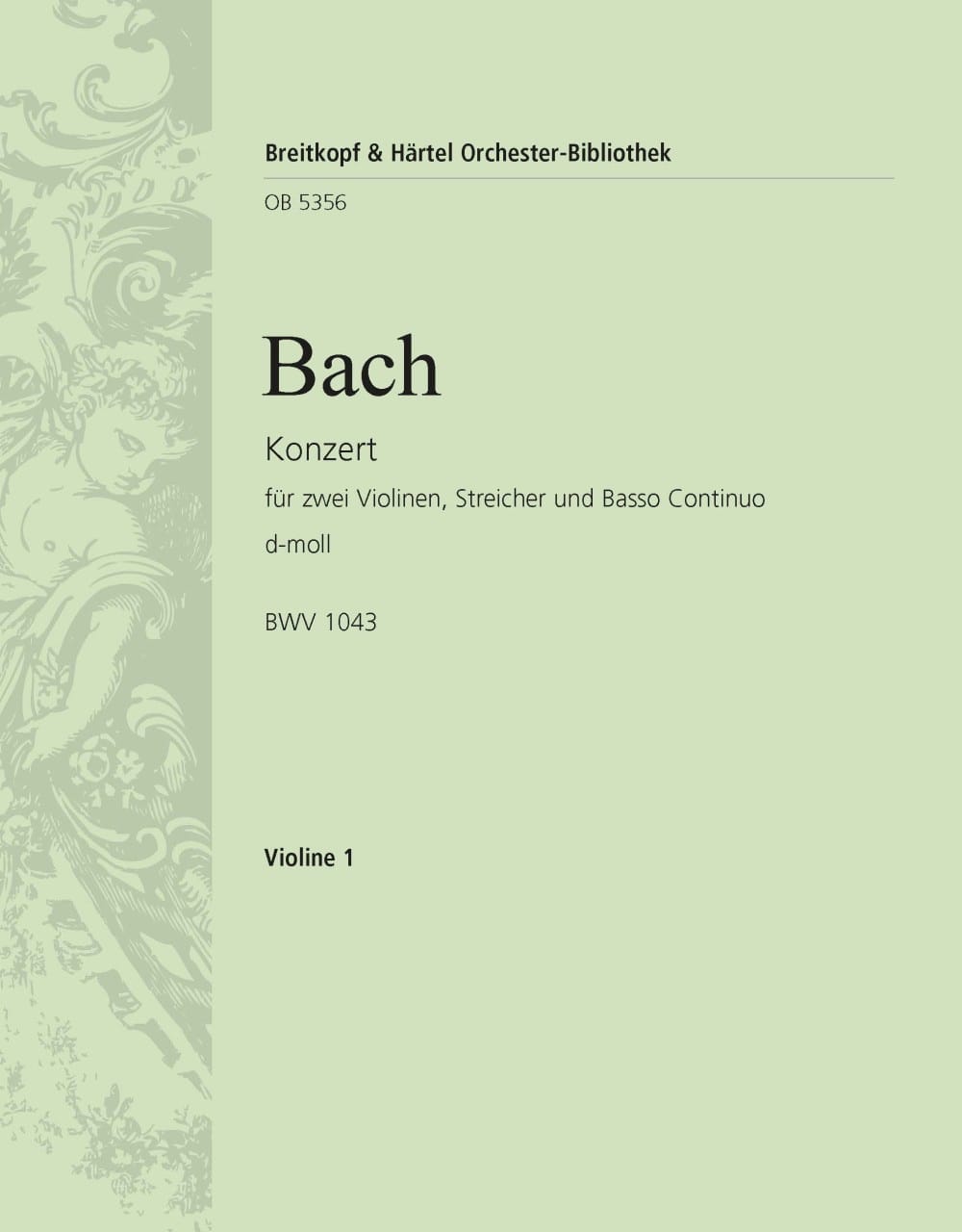 Violinkonzert d-moll BWV 1043 BACH Partition
