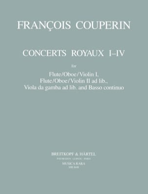 Concerts royaux n° 1-4 COUPERIN Partition Trios