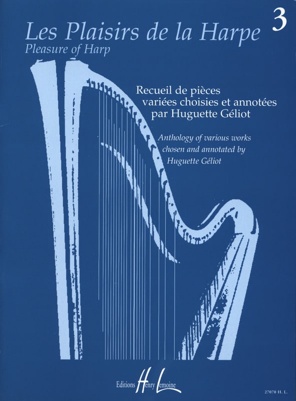 Les Plaisirs de la Harpe Volume 3 Partition Harpe