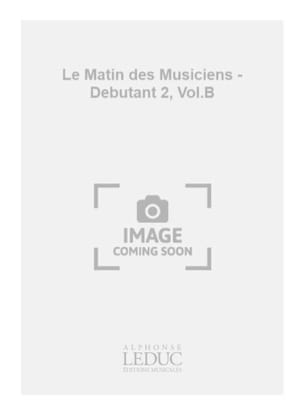 Le matin des musiciens - D2 Cahier B - Jean-Pierre Couleau - Partition