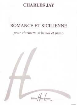 Romance et Sicilienne Charles Jay Partition Clarinette