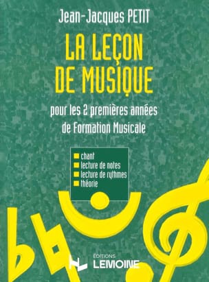 La leçon de musique - 1/2ème année - Jean-Jacques Petit - Partition