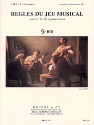 Règles du jeu musical - Cycle 2 - 1ère année - Yves Callier