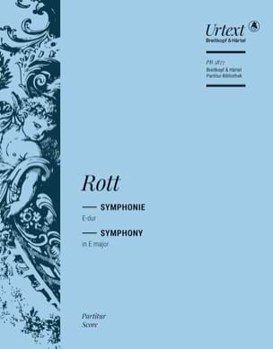 Symphonie en mi majeur Hans Rott Partition Grand format