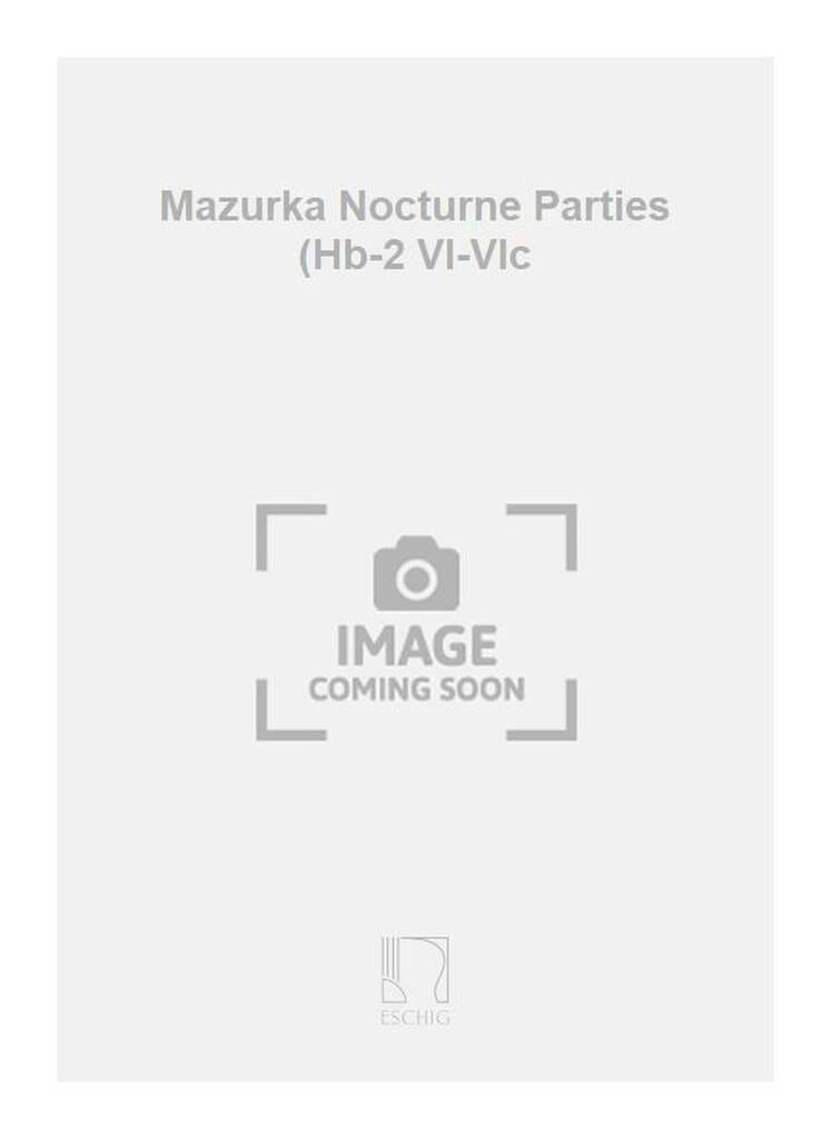 Mazurka - Nocturne - Parties MARTINU Partition Quatuors