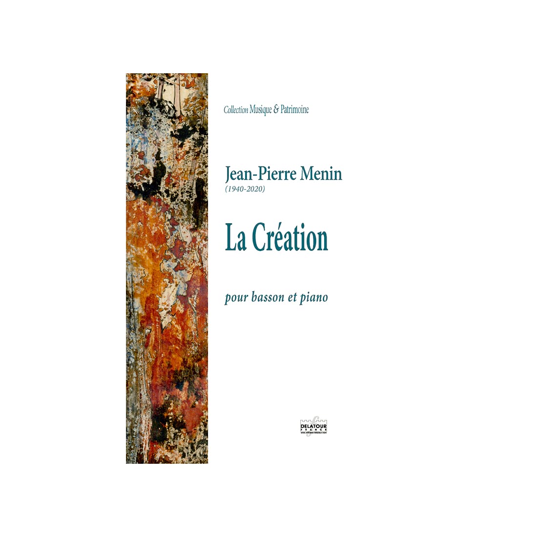 La création Jean-Pierre MENIN Partition Basson