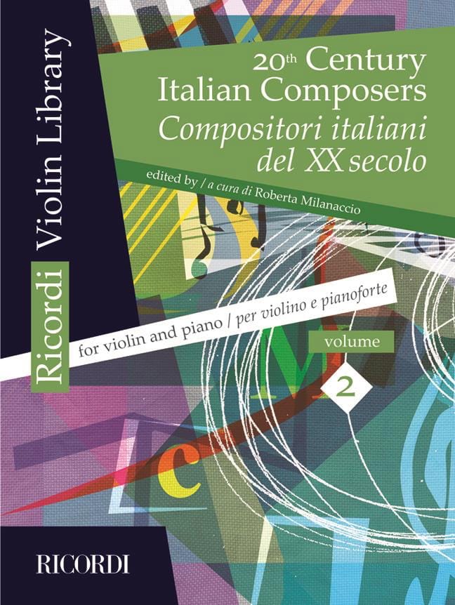 20th Century Italian Composers, Volume 2 Violon/Piano - Partition