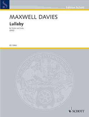 Parcourir les pages de Lullaby 2002 - Davies Peter Maxwell - Partition - Duos