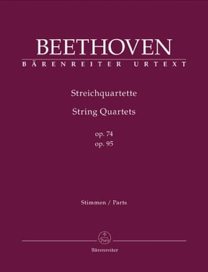 String Quartets Op.74 & 95 BEETHOVEN Partition Quatuors