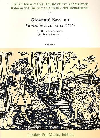 Fantasie a tre voci Giovanni Bassano Partition