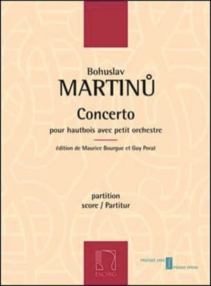Concerto Pour Hautbois et Orch. - Conducteur - MARTINU - Partition