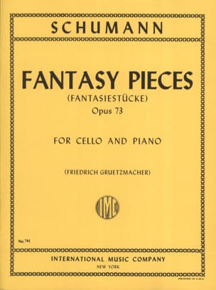 Fantasy Pieces op. 73 SCHUMANN Partition Violoncelle