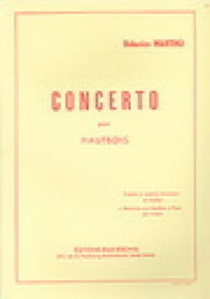 Concerto pour Hautbois // Epuisé // Ancienne version // - MARTINU