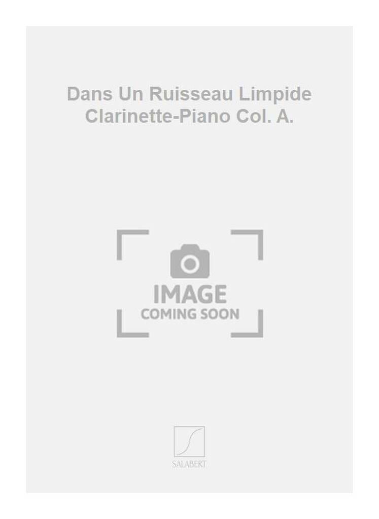 Dans un ruisseau limpide Lucien Battaglia Partition Clarinette