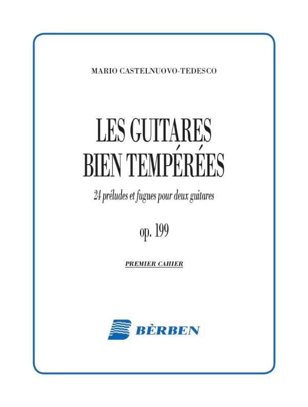 Les guitares bien tempérées op 199 vol 1 - Mario Castelnuovo-Tedesco
