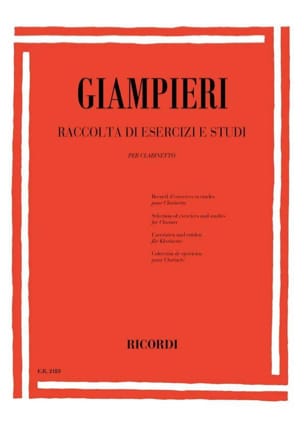 Raccolta di esercizi e studi - Clarinetto - Alamiro Giampieri