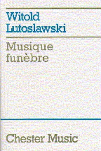 Musique Funèbre - Score - LUTOSLAWSKI - Partition - Grand format