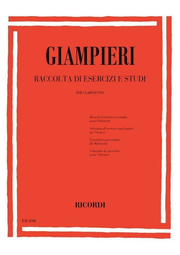 Raccolta di esercizi e studi - Clarinetto - Alamiro Giampieri