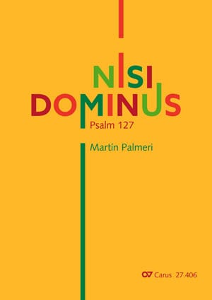 Nisi Dominus, Psalm 127 Martin Palmeri Partition Grand format