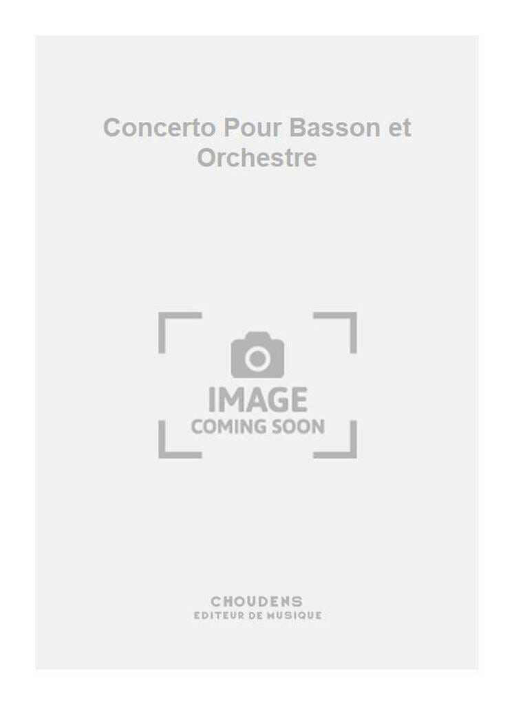 Concerto pour basson - Partition d'orchestre - Marcel Landowski