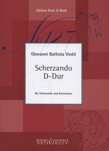Scherzando D-Dur - Cello Kontrabass VIOTTI Partition Duos