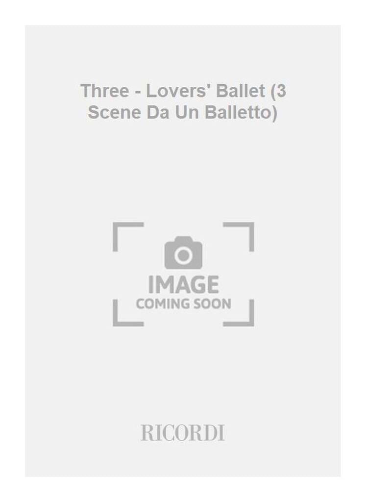 Three-Lovers' Ballet Sylvano Bussotti Partition Grand format