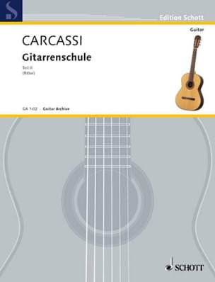 Gitarren Schule - Bd. 2 Matteo Carcassi Partition Guitare