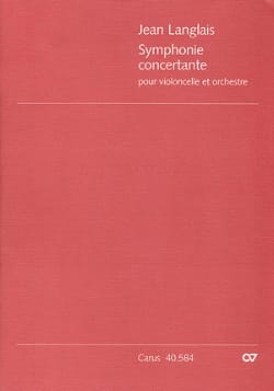 Symphonie concertante op. 20 - Score - Jean Langlais - Partition