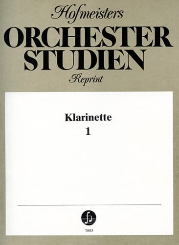 Orchester Studien - Klarinette Volume 1 Partition Clarinette