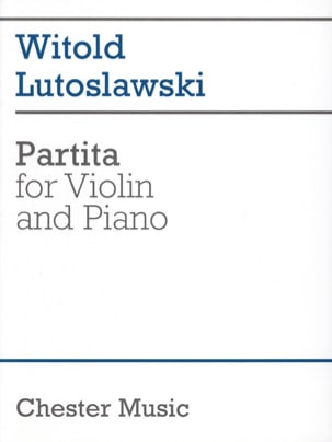 Partita LUTOSLAWSKI Partition Violon