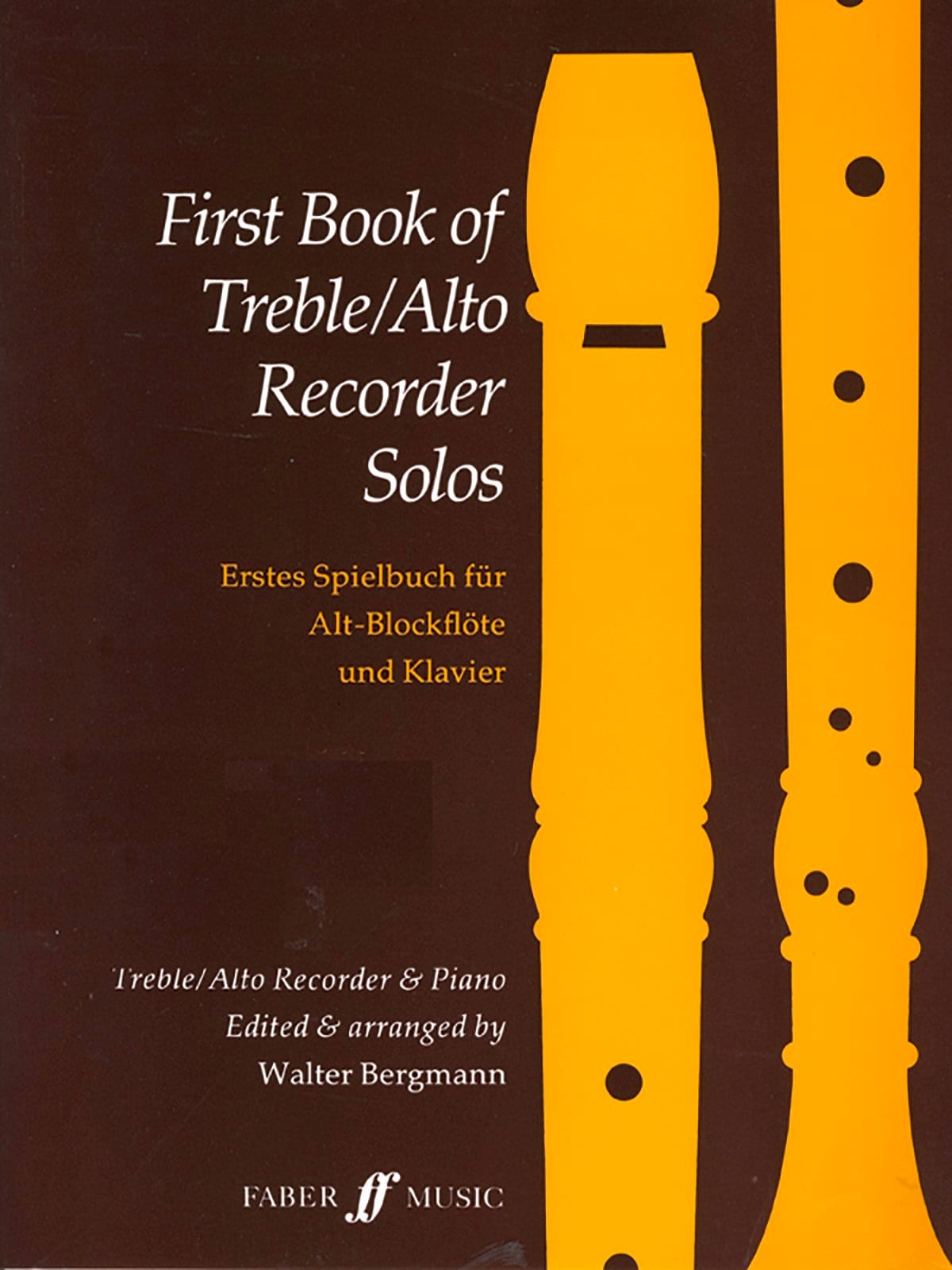 First book of treble recorder solos Partition Flûte à bec
