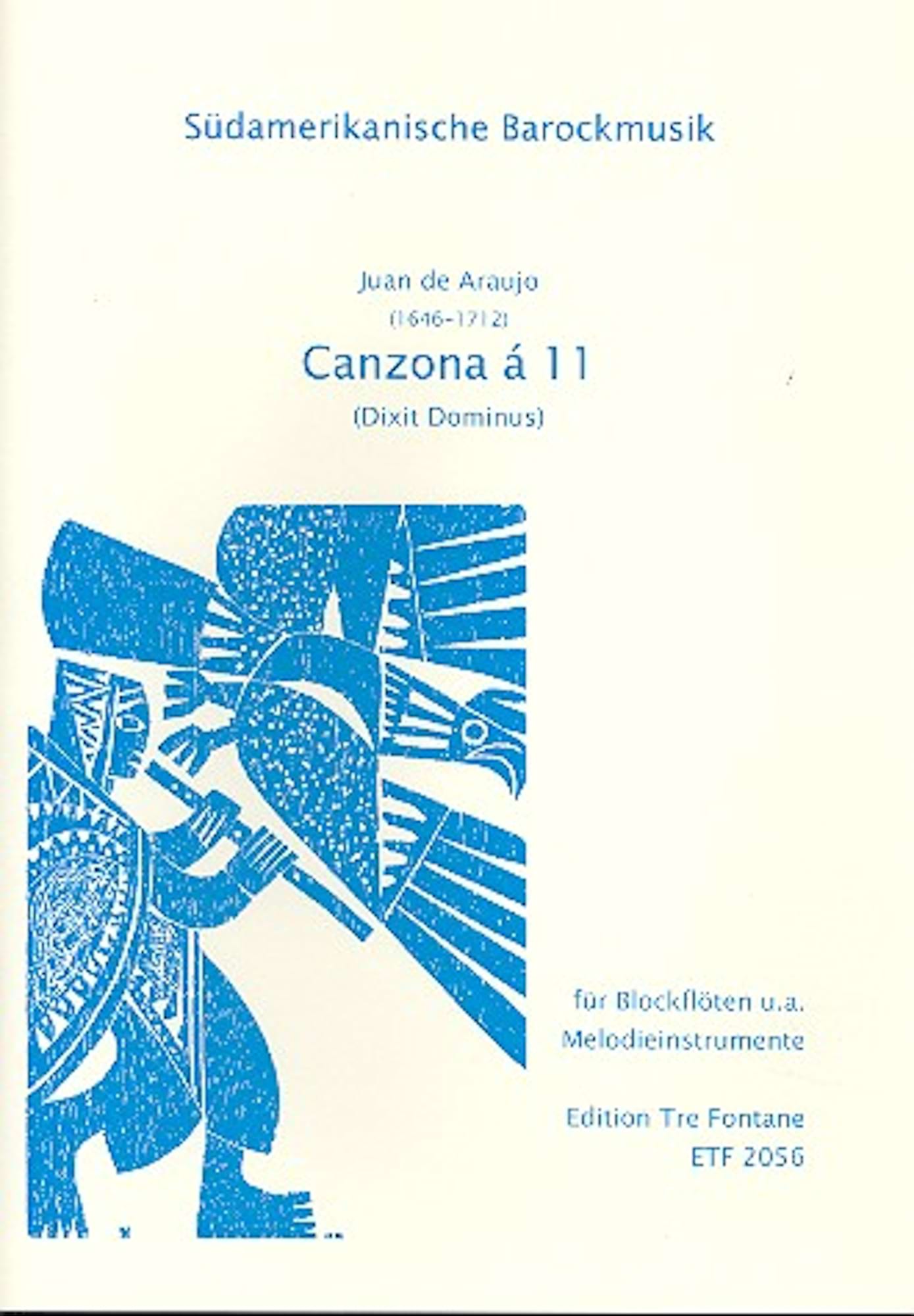 Canzona à 11 Juan de Araujo Partition
