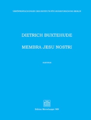 Membra Jesu Nostri BUXTEHUDE Partition Grand format