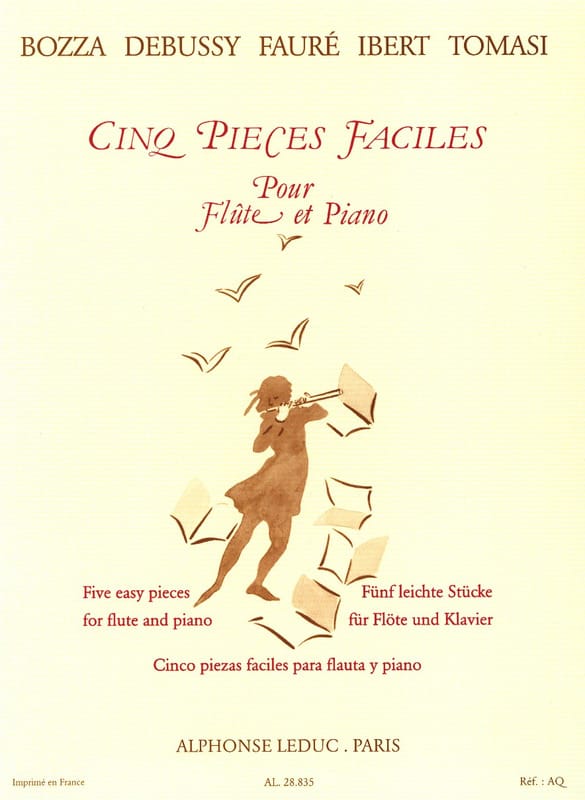 5 pièces faciles - Flûte et piano Partition Flûte traversière