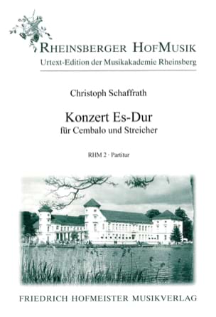 Konzert für Cembalo Es-Dur - Partitur - Christoph Schaffrath