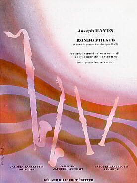 Rondo presto op. 33 n° 3 HAYDN Partition Clarinette