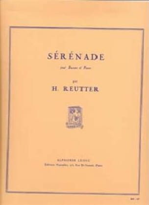 Sérénade Hermann Reutter Partition Basson