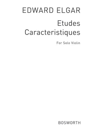 Etudes caractéristiques op. 24 ELGAR Partition Violon