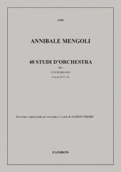 40 Studi d'orchestra, Volume 2 - Contrabbasso - Annibale Mengoli
