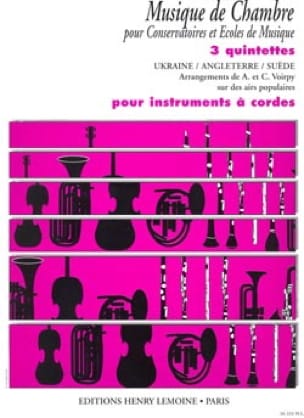 3 Quintettes pour cordes Voirpy C. / Voirpy A. Partition Quintettes