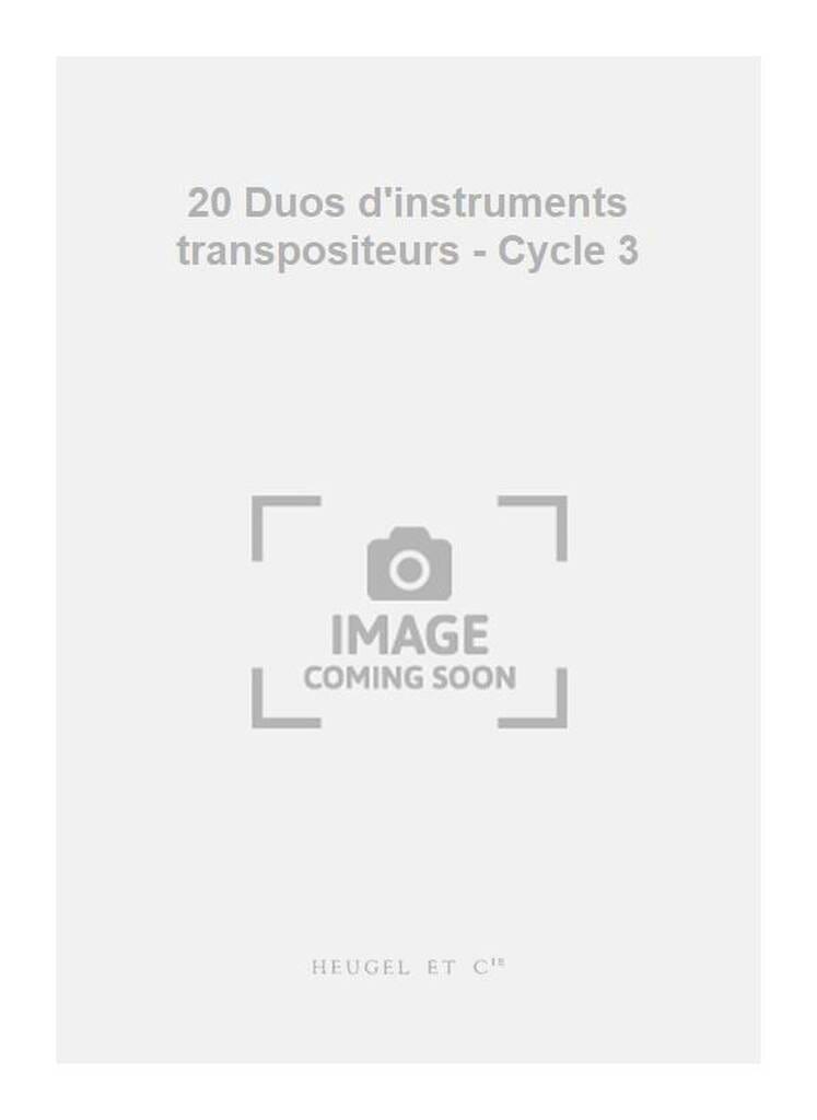 20 Duos pour la transposition - Yves Callier