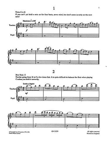 Set Two, Flute Duets Volume 1 Graham Lyons Partition Flûte traversière
