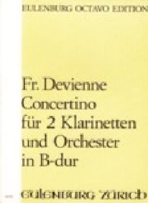 Konzert für 2 Klarinetten - DEVIENNE - Partition - Grand format