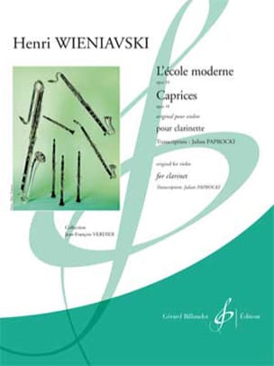 L'école moderne / Caprices - Clarinette seule - WIENIAWSKI - Partition