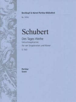Parcourir les pages de Geburtstagshymne, D 763 - SCHUBERT - Partition