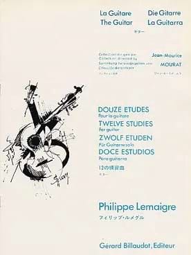 12 Etudes Philippe Lemaigre Partition Guitare