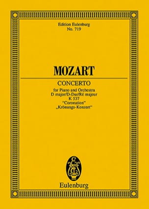 Parcourir les pages de Klavierkonzert Nr. 26 D-Dur KV 537 - Partitur - MOZART - Partition